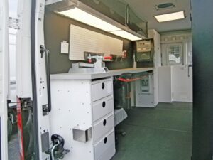 Light Fiber Cable Splicing Vehicle