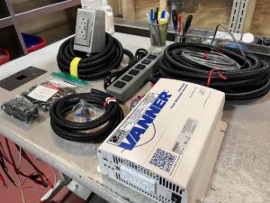 vanner pure sign wave power inverter on work station